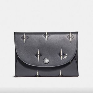 Coach Snap CARD CASE WITH IKAT GEO PRINT